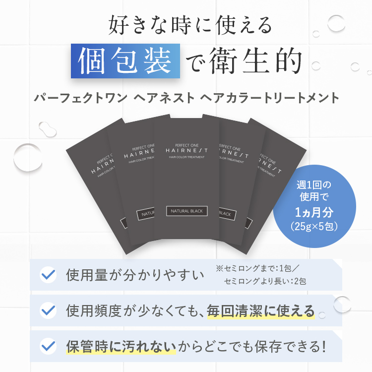 ヘアカラートリートメント ナチュラルブラック